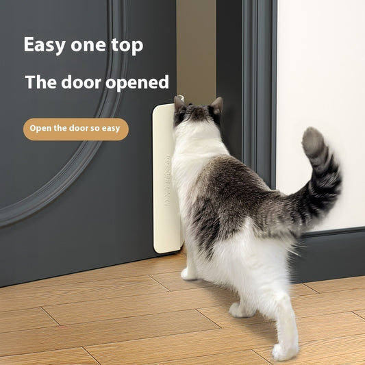 Puerta para gatos. Ayuda para puertas de cierre automático de dos vías para gatos